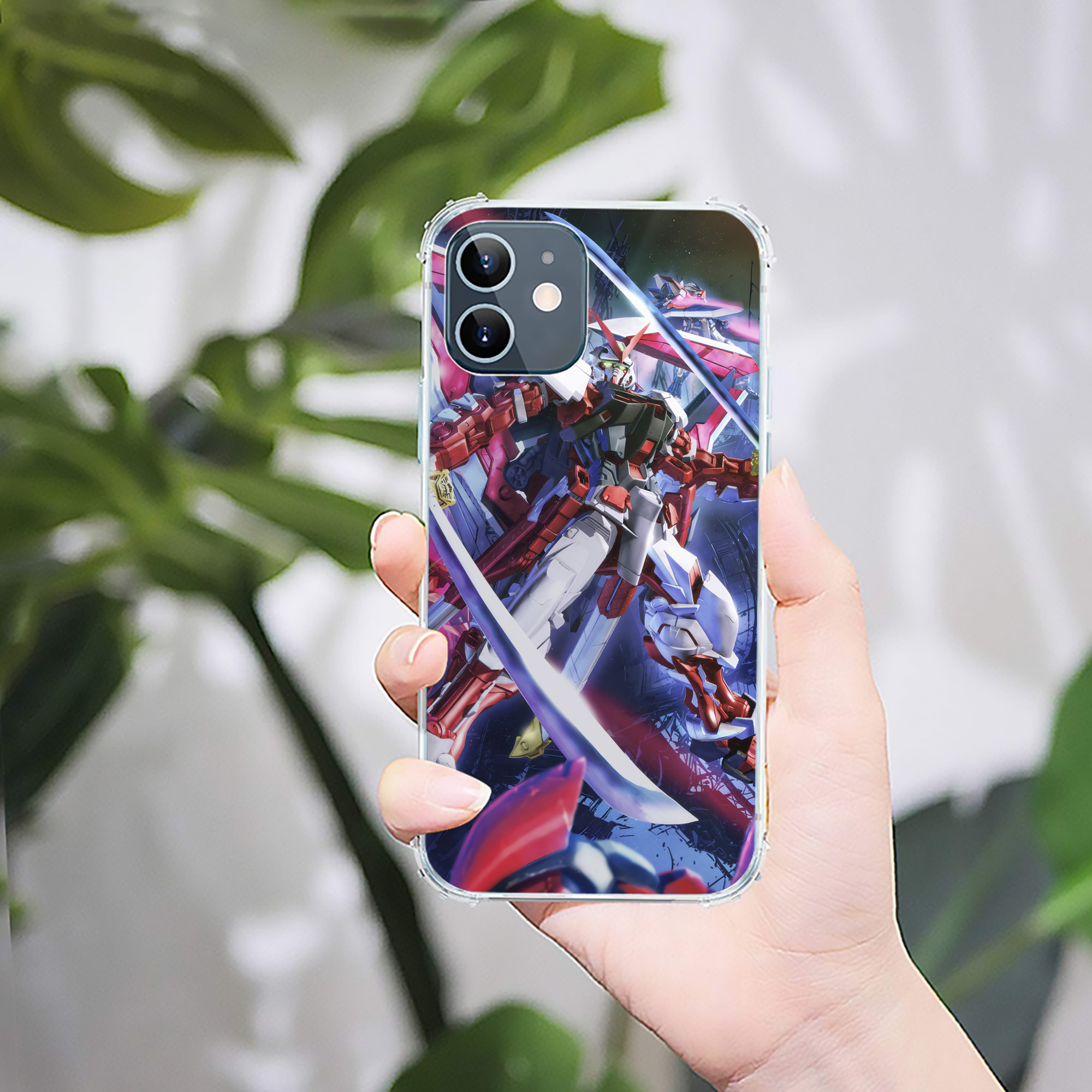 （画像用） 機動戦士ガンダム Mobile Suit Gundam 【iPhone 12シリーズ対応】透明スマホケース（クリアソフトケース）